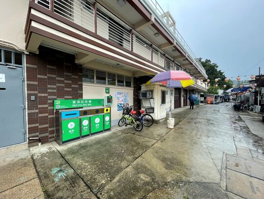 In front of No.102 Shek Tsai Po Street, Tai O