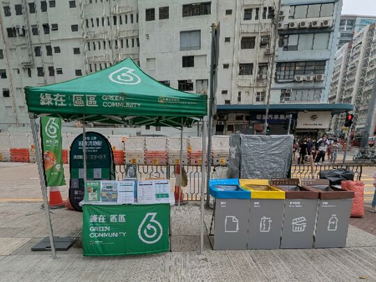 九龍城翔龍灣對出新碼頭街行人路