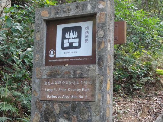克頓道松林廢堡 龍虎山郊野公園燒烤區1號場