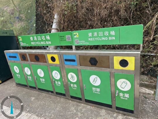 蚝涌路与通往横輋村道路交界(横輋桶站对面近告示牌)
